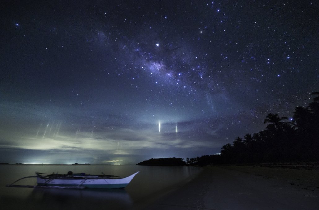 strand filipijnen sterrenhemel